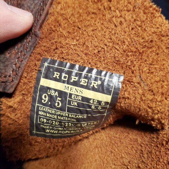 Men's Roper Square Toe Boots - Picture 6 of 6